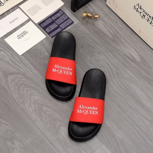 Replica Alexander McQueen Slippers For Men #982661 $45.00 USD for Wholesale