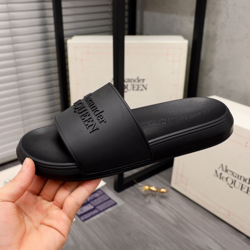 Replica Alexander McQueen Slippers For Men #982662 $45.00 USD for Wholesale