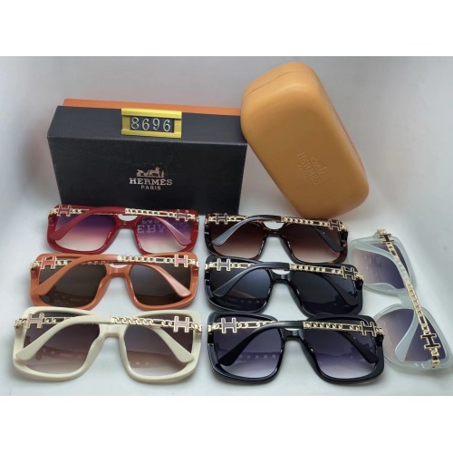 Replica Hermes Fashion Sunglasses #982870 $25.00 USD for Wholesale