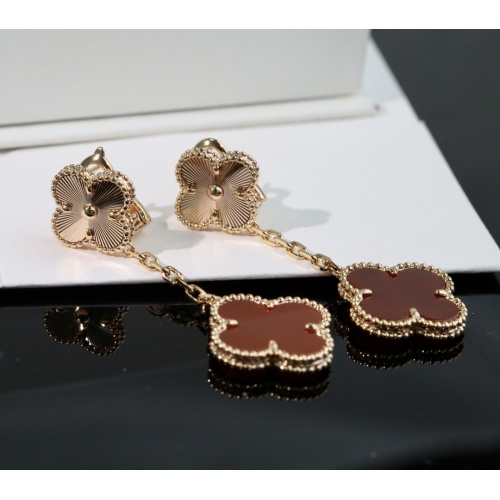 Replica Van Cleef & Arpels Earrings For Women #983144 $38.00 USD for Wholesale