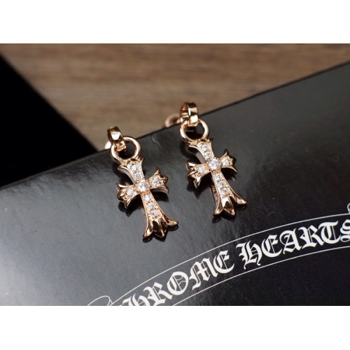 Replica Chrome Hearts Earring For Women #983307 $25.00 USD for Wholesale