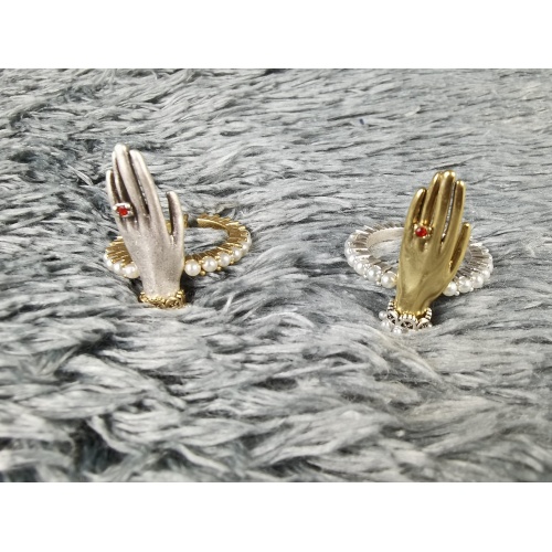 Replica Alexander McQueen Rings For Women #983386 $27.00 USD for Wholesale