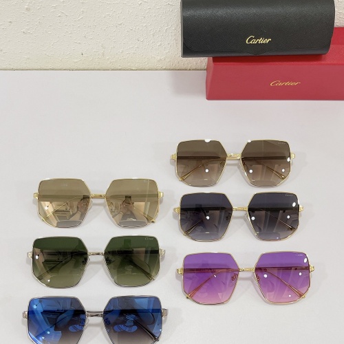 Replica Cartier AAA Quality Sunglassess #983676 $45.00 USD for Wholesale