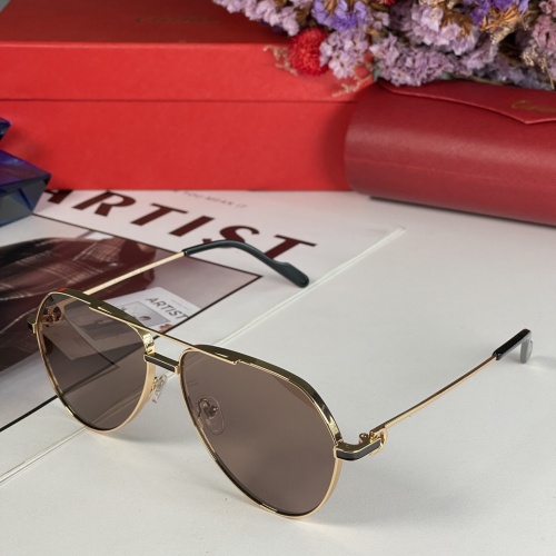 Cartier AAA Quality Sunglassess #983684 $68.00 USD, Wholesale Replica Cartier AAA Quality Sunglassess