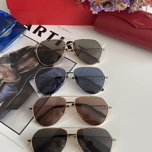 Replica Cartier AAA Quality Sunglassess #983684 $68.00 USD for Wholesale