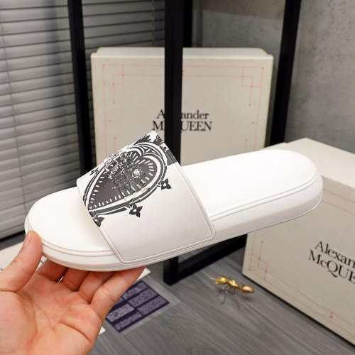 Replica Alexander McQueen Slippers For Men #983789 $48.00 USD for Wholesale