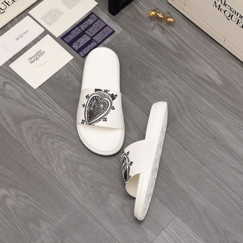Replica Alexander McQueen Slippers For Men #983789 $48.00 USD for Wholesale