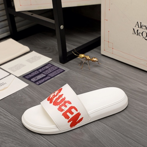 Replica Alexander McQueen Slippers For Men #983791 $48.00 USD for Wholesale