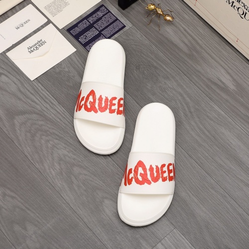 Replica Alexander McQueen Slippers For Men #983791 $48.00 USD for Wholesale