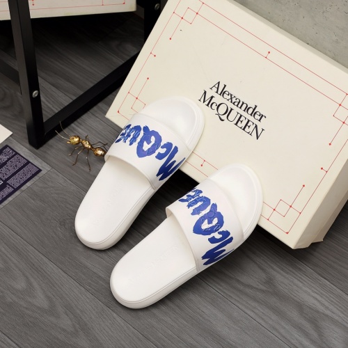 Replica Alexander McQueen Slippers For Men #983792 $48.00 USD for Wholesale