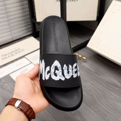 Replica Alexander McQueen Slippers For Men #983796 $48.00 USD for Wholesale