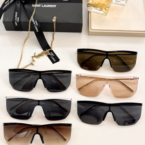 Replica Yves Saint Laurent YSL AAA Quality Sunglassses #983837 $68.00 USD for Wholesale