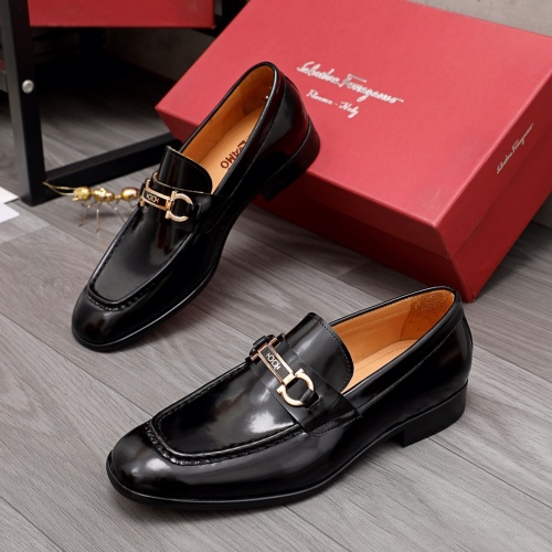 Salvatore Ferragamo Leather Shoes For Men #983896 $85.00 USD, Wholesale Replica Salvatore Ferragamo Leather Shoes
