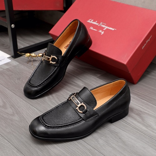 Salvatore Ferragamo Leather Shoes For Men #983897 $85.00 USD, Wholesale Replica Salvatore Ferragamo Leather Shoes