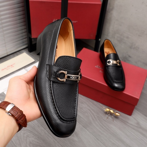 Replica Ferragamo Salvatore FS Leather Shoes For Men #983897 $85.00 USD for Wholesale