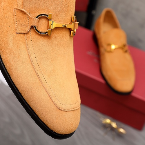 Replica Ferragamo Salvatore FS Leather Shoes For Men #983917 $96.00 USD for Wholesale