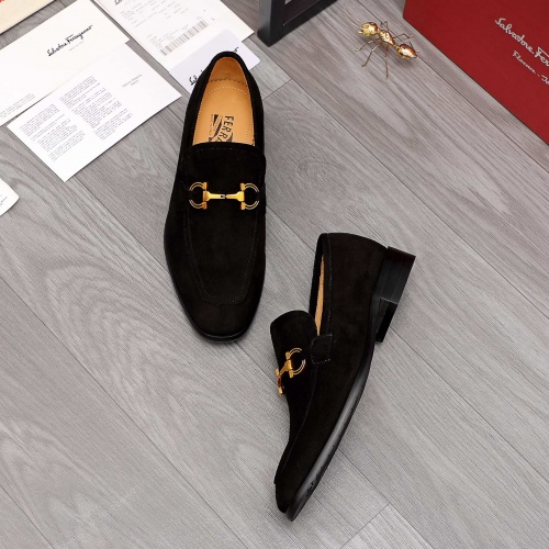 Replica Ferragamo Salvatore FS Leather Shoes For Men #983919 $96.00 USD for Wholesale