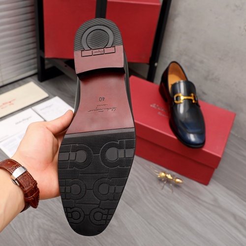 Replica Salvatore Ferragamo Leather Shoes For Men #983926 $96.00 USD for Wholesale