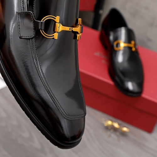 Replica Ferragamo Salvatore FS Leather Shoes For Men #983927 $96.00 USD for Wholesale
