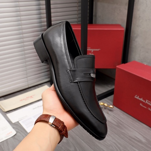 Replica Ferragamo Salvatore FS Leather Shoes For Men #983928 $96.00 USD for Wholesale