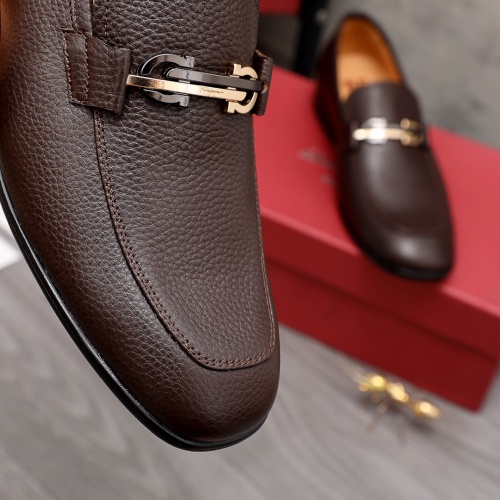 Replica Ferragamo Salvatore FS Leather Shoes For Men #983930 $85.00 USD for Wholesale