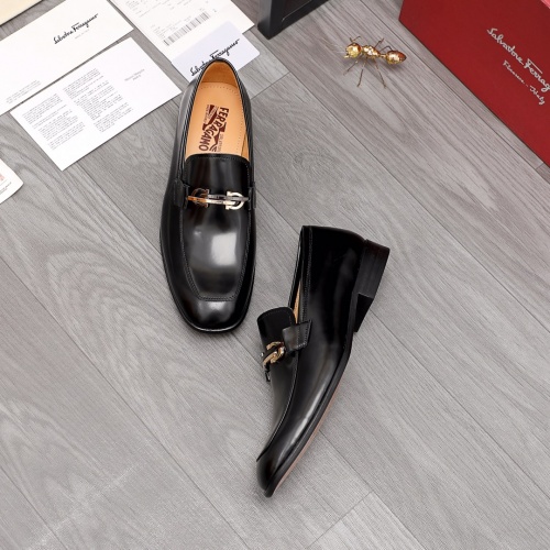 Replica Ferragamo Salvatore FS Leather Shoes For Men #983931 $85.00 USD for Wholesale
