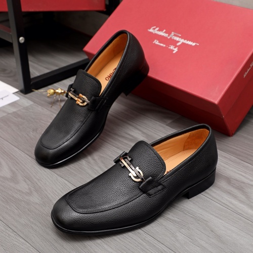 Ferragamo Salvatore FS Leather Shoes For Men #983932