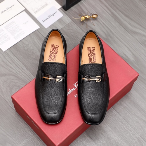 Replica Ferragamo Salvatore FS Leather Shoes For Men #983932 $85.00 USD for Wholesale