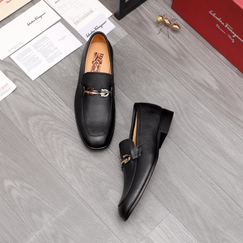 Replica Ferragamo Salvatore FS Leather Shoes For Men #983932 $85.00 USD for Wholesale