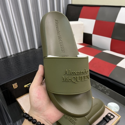 Replica Alexander McQueen Slippers For Men #984139 $45.00 USD for Wholesale