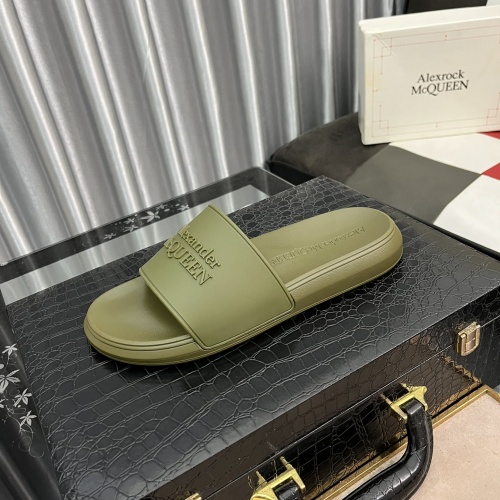 Replica Alexander McQueen Slippers For Women #984140 $45.00 USD for Wholesale