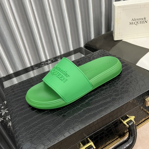 Replica Alexander McQueen Slippers For Women #984150 $45.00 USD for Wholesale