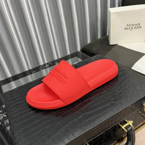 Replica Alexander McQueen Slippers For Men #984151 $45.00 USD for Wholesale