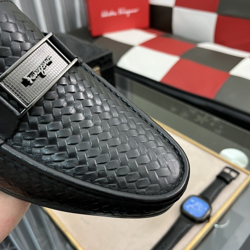 Replica Ferragamo Salvatore FS Leather Shoes For Men #984179 $72.00 USD for Wholesale