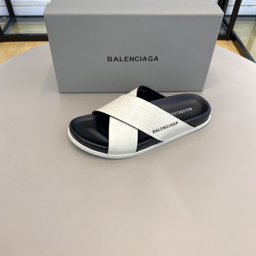 Replica Balenciaga Slippers For Men #984193 $64.00 USD for Wholesale