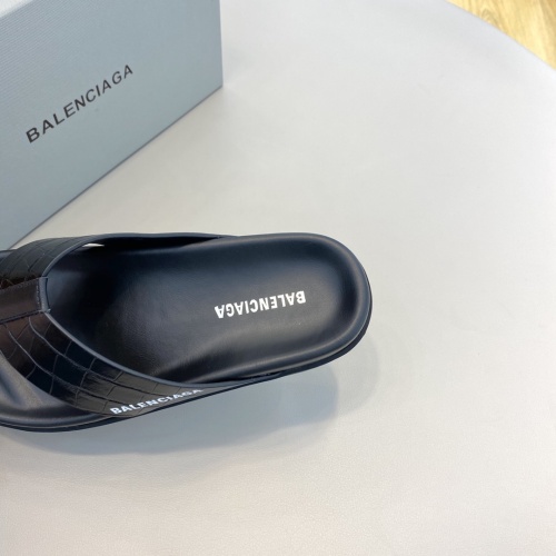 Replica Balenciaga Slippers For Men #984205 $64.00 USD for Wholesale