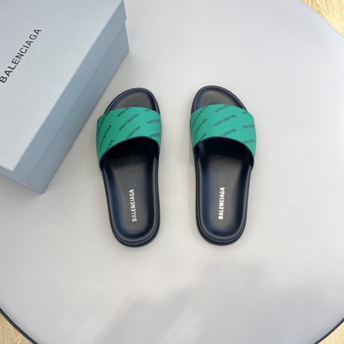 Replica Balenciaga Slippers For Men #984218 $64.00 USD for Wholesale