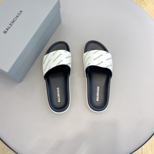 Replica Balenciaga Slippers For Men #984230 $64.00 USD for Wholesale