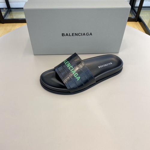 Replica Balenciaga Slippers For Men #984235 $64.00 USD for Wholesale