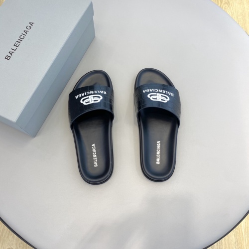 Replica Balenciaga Slippers For Men #984254 $64.00 USD for Wholesale