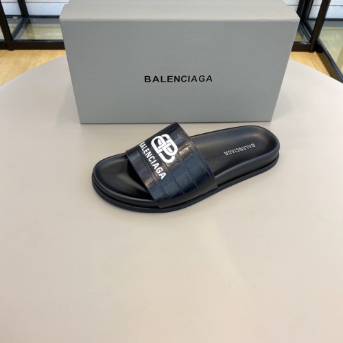 Replica Balenciaga Slippers For Men #984254 $64.00 USD for Wholesale
