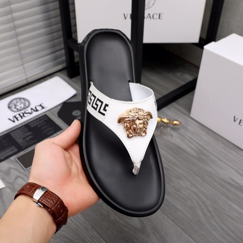 Replica Versace Slippers For Men #984303 $45.00 USD for Wholesale