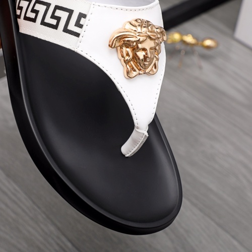 Replica Versace Slippers For Men #984303 $45.00 USD for Wholesale