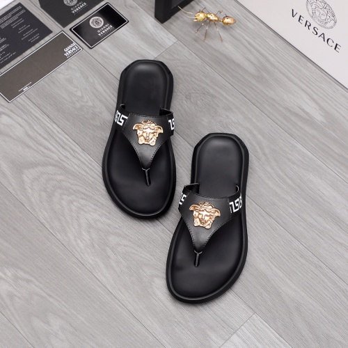Replica Versace Slippers For Men #984304 $45.00 USD for Wholesale