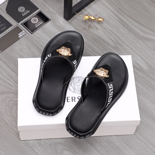 Replica Versace Slippers For Men #984304 $45.00 USD for Wholesale