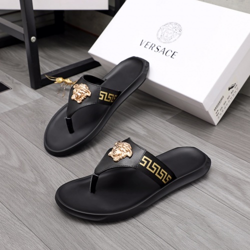 Versace Slippers For Men #984305 $45.00 USD, Wholesale Replica Versace Slippers