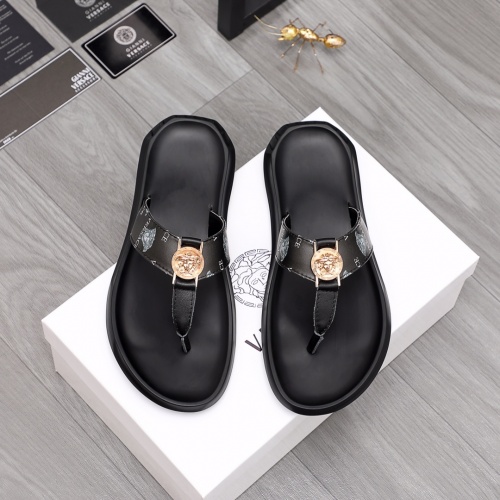 Replica Versace Slippers For Men #984307 $45.00 USD for Wholesale