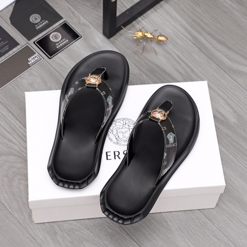 Replica Versace Slippers For Men #984307 $45.00 USD for Wholesale