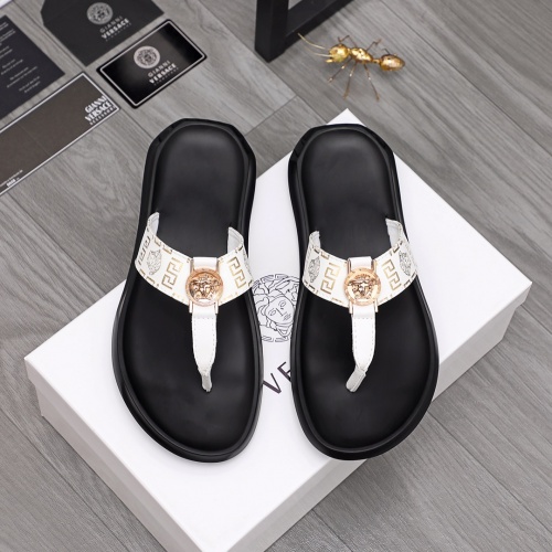 Replica Versace Slippers For Men #984308 $45.00 USD for Wholesale