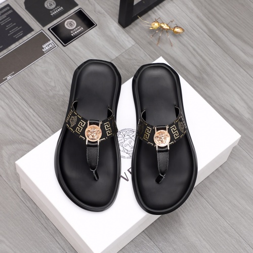 Replica Versace Slippers For Men #984309 $45.00 USD for Wholesale